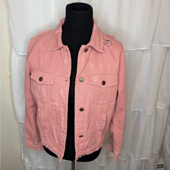 Pink Denim Jacket - Picture 2 of 4